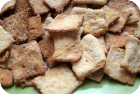 homemade wheat thins!
