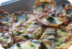 bacon and leek mini quiches