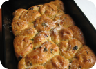 cheesy, savory monkey bread