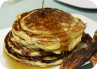 bacon banana buttermilk pancakes