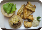 food battle: lamb and leeks